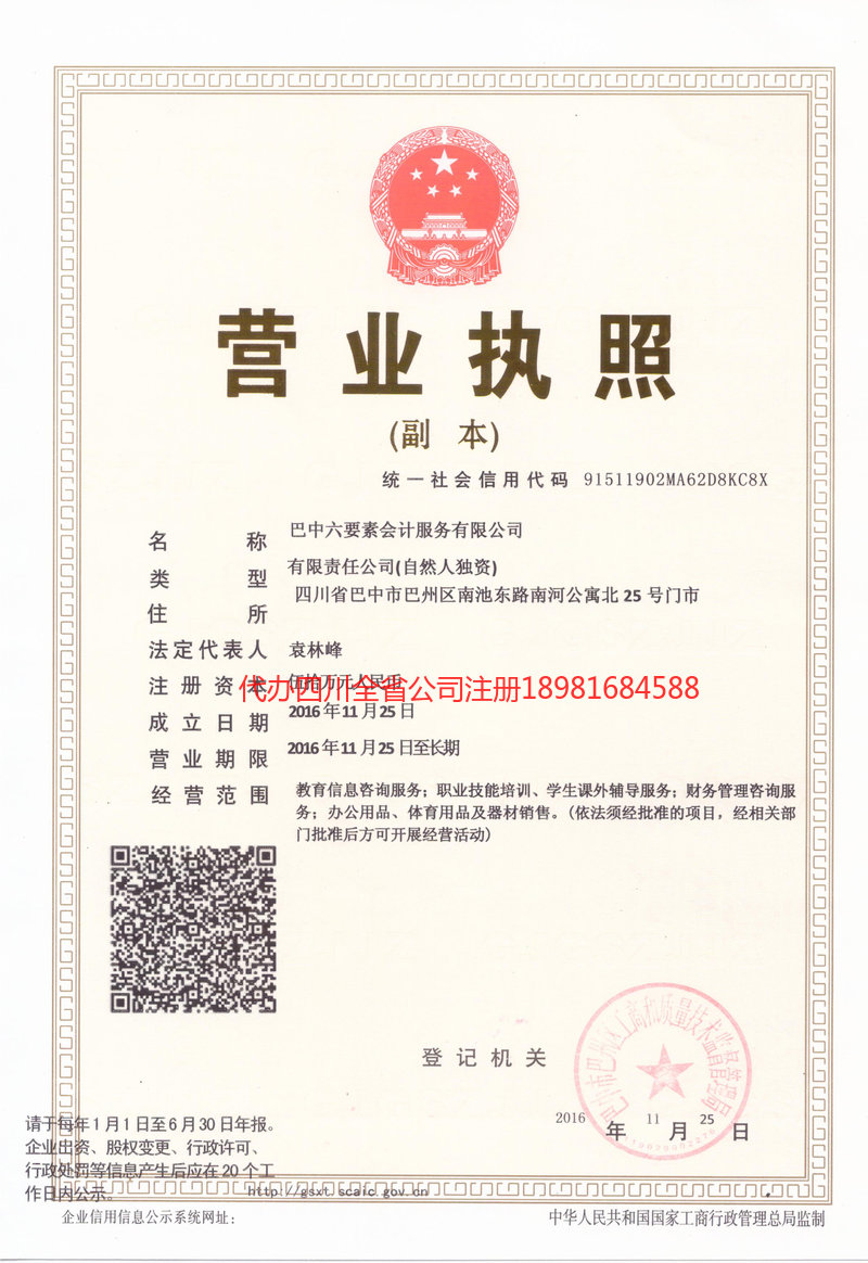 沈阳沈阳六要素会计服务有限公司