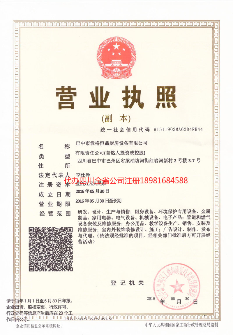 沈阳沈阳派格恒鑫厨房设备有限公司